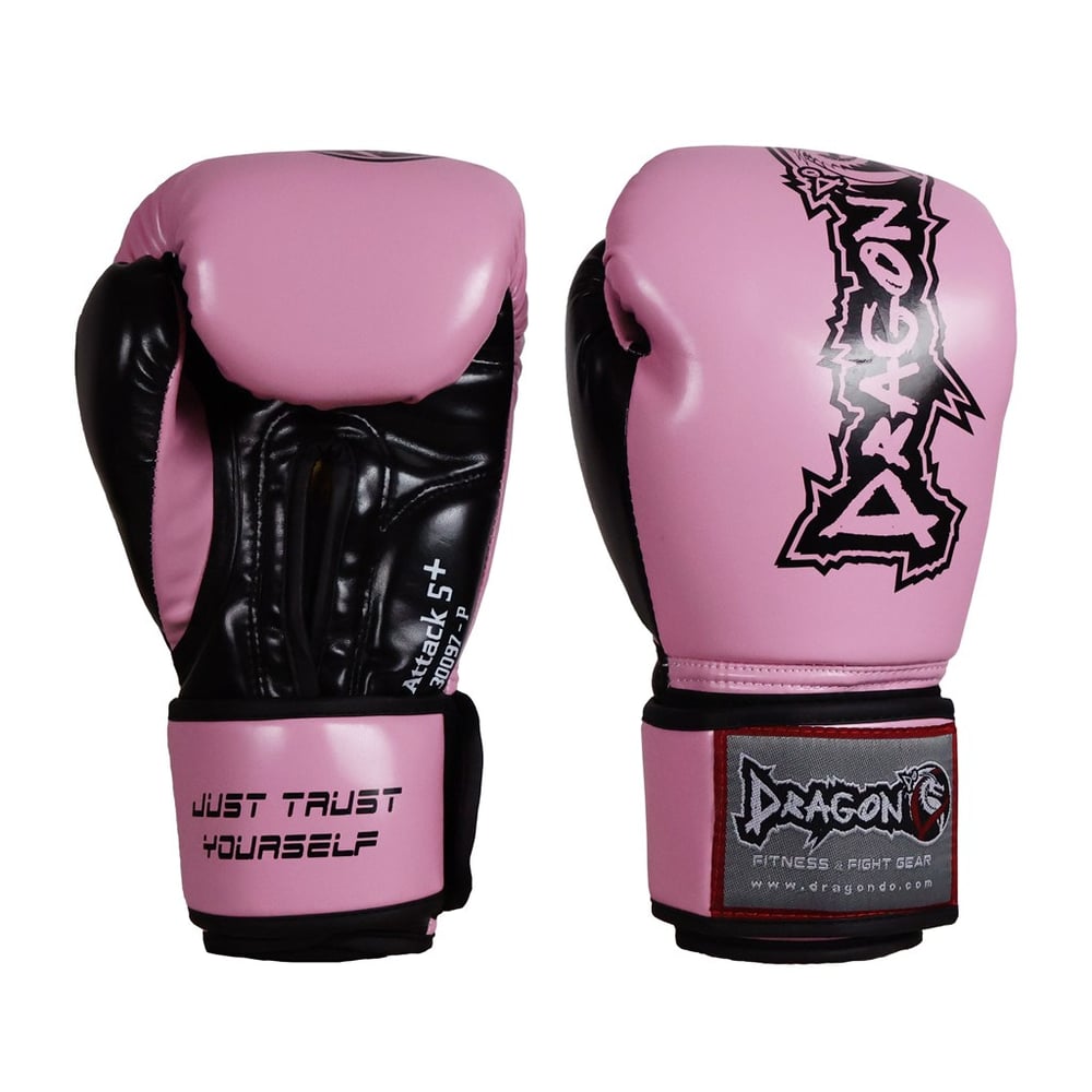 DragonDo 30097-P Attack-5 Plus Boxing Gloves Pink