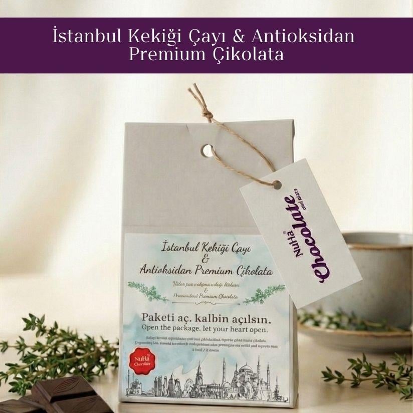 İstanbul Kekiği Çayı & Şeker İlavesiz Organik Çikolata Seti
