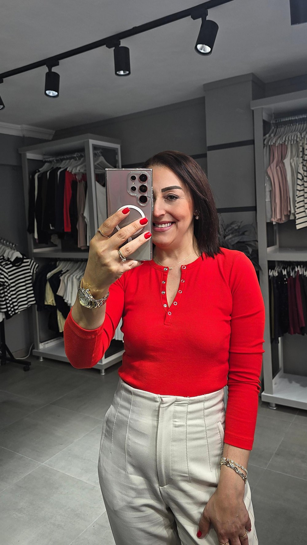 VM ZR MODEL ÇITÇIT DETAYLI BASİC KIRMIZI