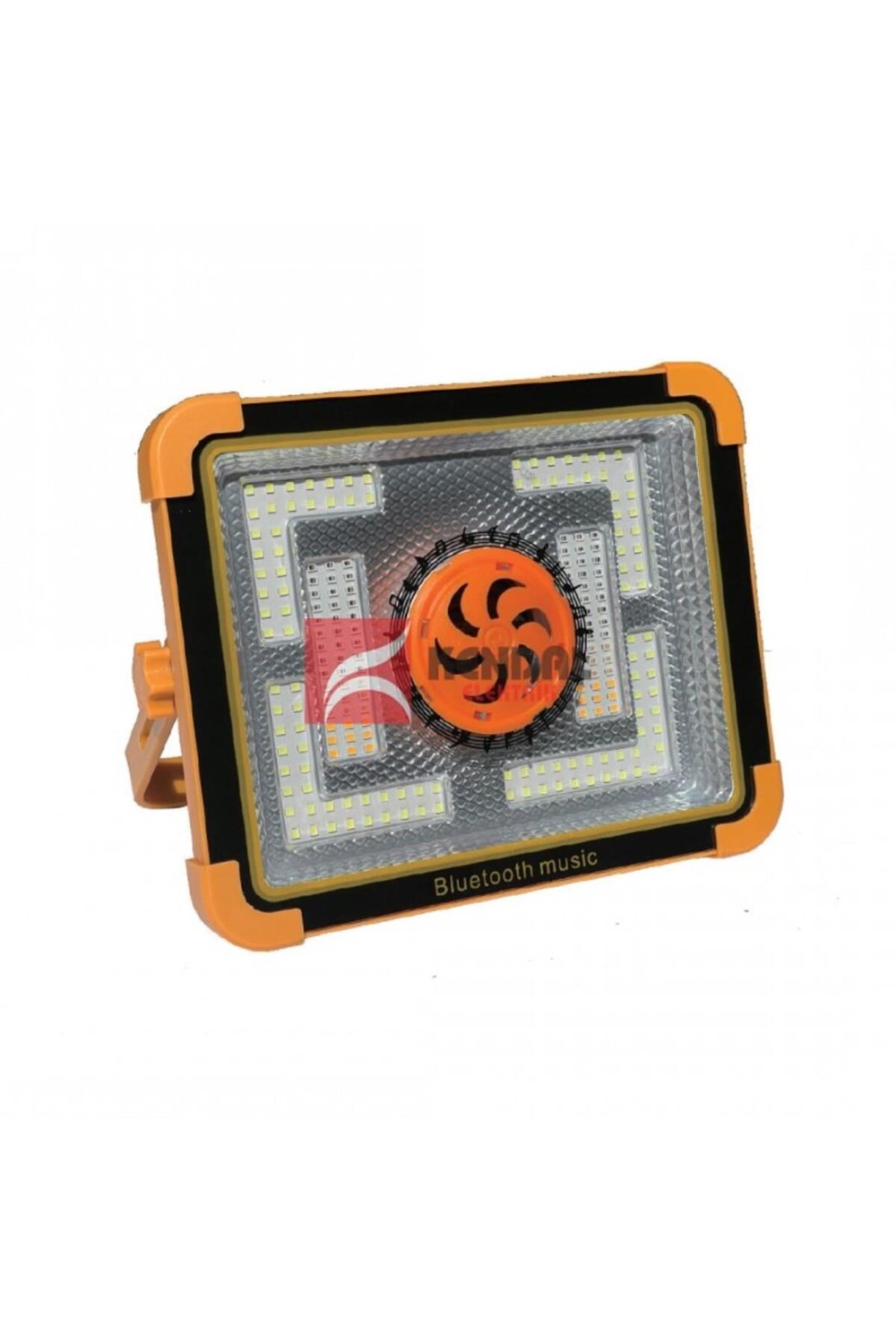 KBA739 100W Solar Taşınabilir Projektör ve Bluetooth Hoparlör Şarjlı LED Işıldak