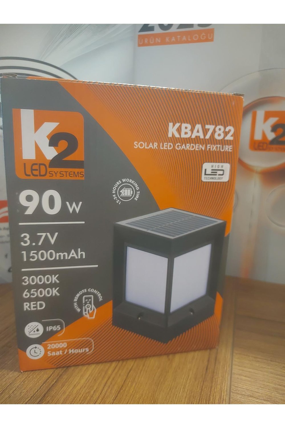 KBA782 MARMARA SET ÜSTÜ SOLAR 90W ARMATÜR 3600MAH UZAKTAN KUMANDALI