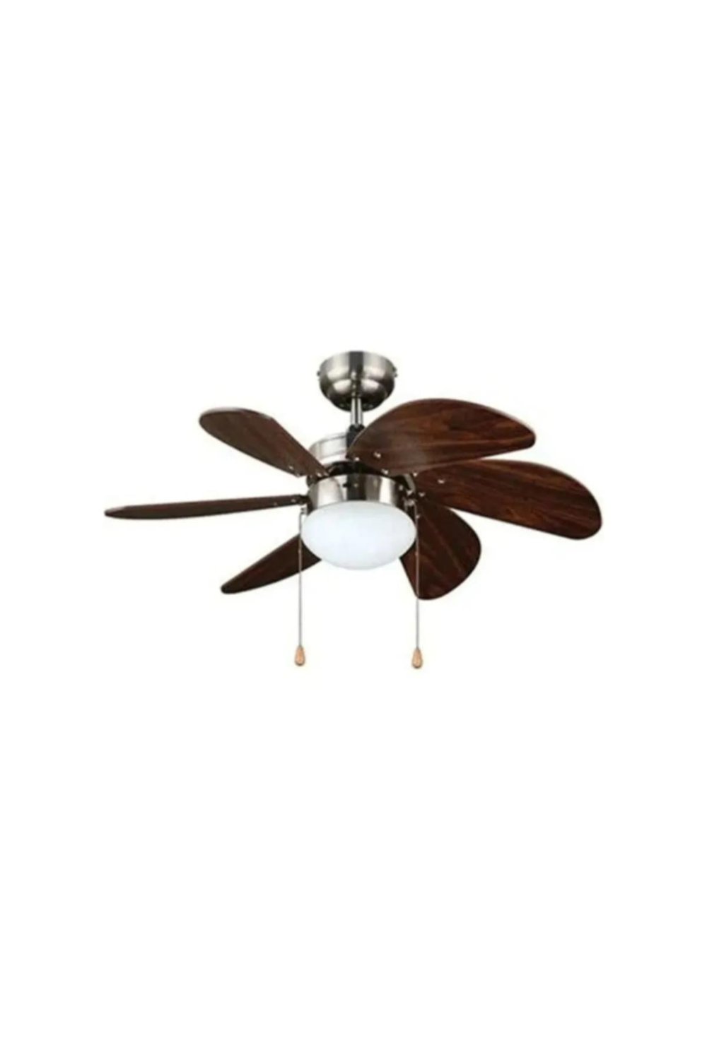 Kcf280 60w Ahşap 6 Kanatlı Avizeli Tavan Latörü