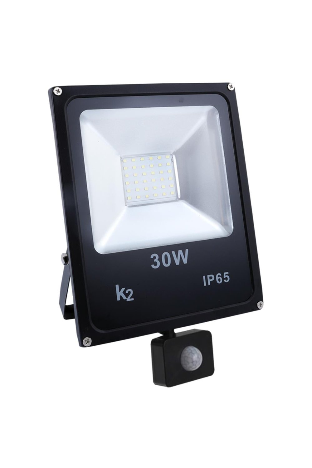 KLF159B Hareket Sensörlü Alüminyum Döküm COB LED Projektör 30W Beyaz Işık