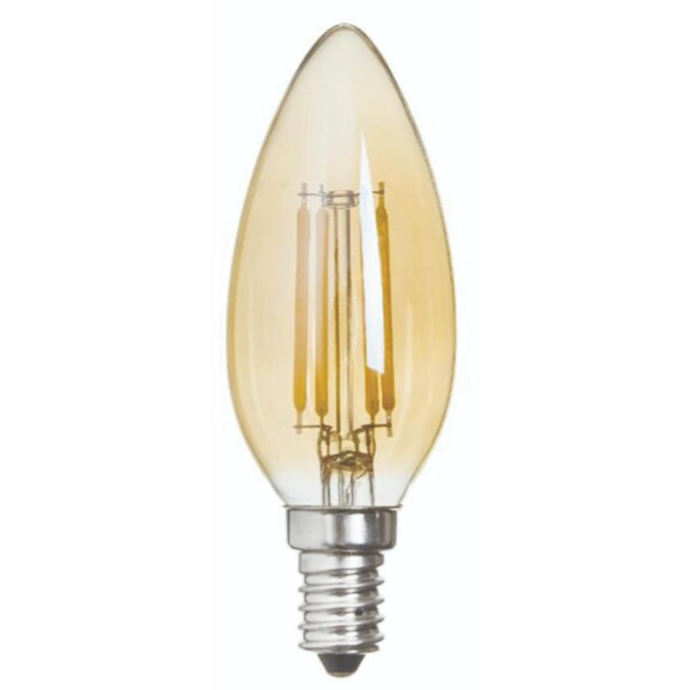 Led Flamanlı Buji Ampul 4W E14 Günışığı KES601