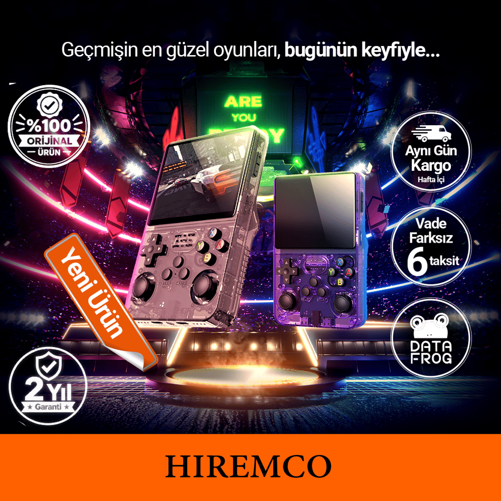 Data Frog R36S Retro Oyun Konsolu
