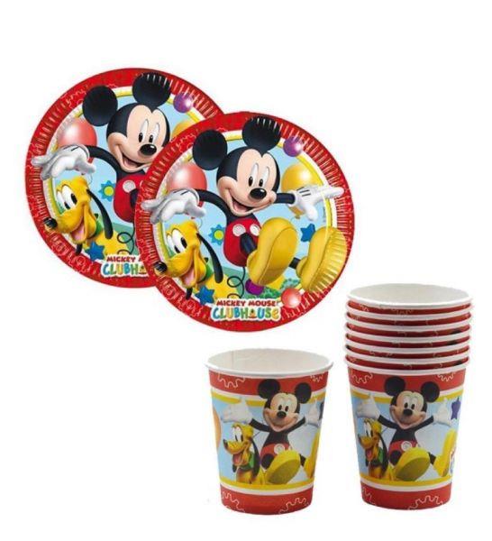 MİCKEY MOUSE TABAK/BARDAK SET 8’Lİ