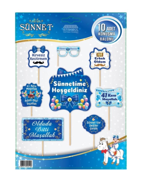 SÜNNET KONUŞMA BALONU SETİ