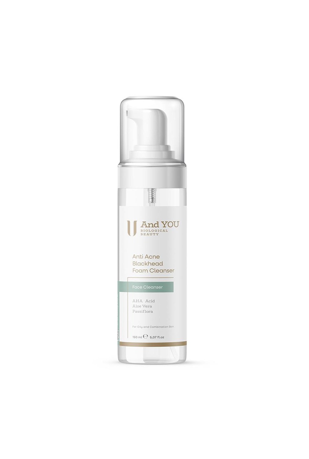 And You Sivilce ve Siyah Nokta Karşıtı Yüz Temizleme Köpüğü 150 ml