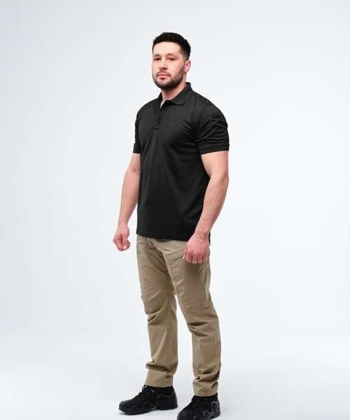 Urban Tactical Polo Yaka T-Shirt / Siyah