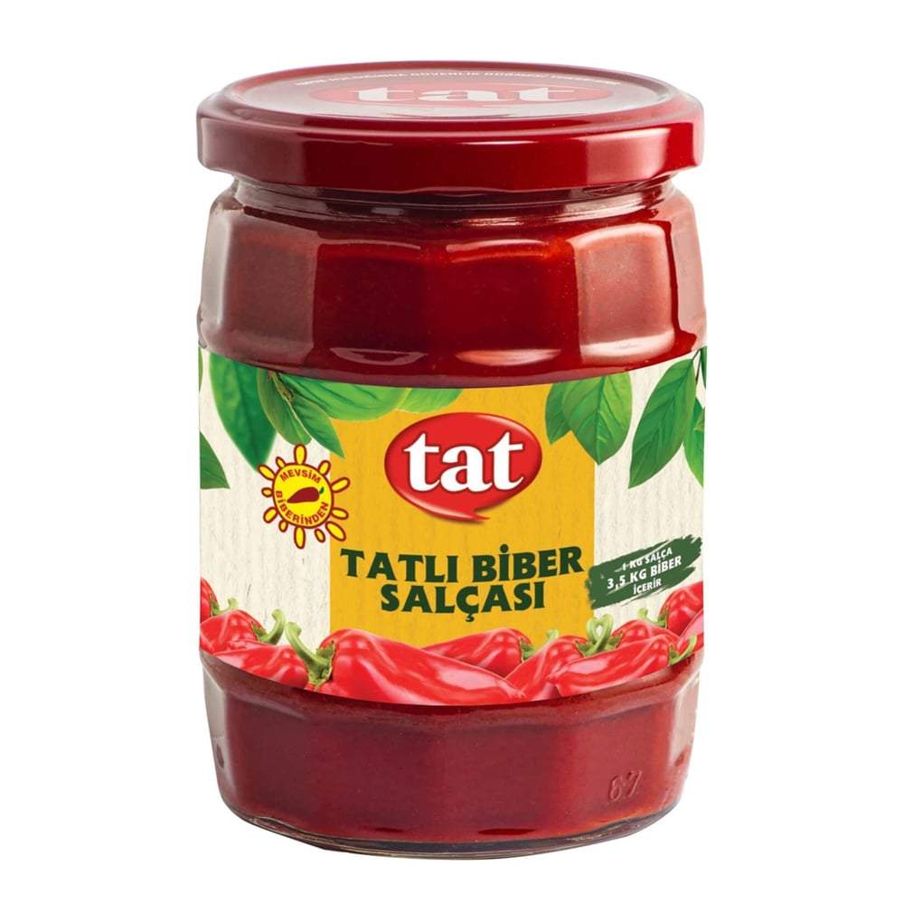  CAM TATLI BİBER SALÇA 550 GR 