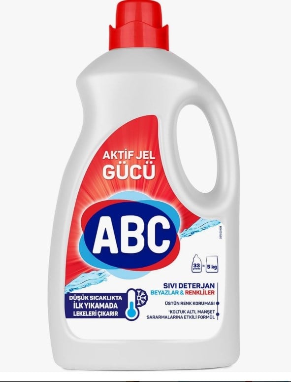 ABC SIVI PERFORMANS DETERJANI BEYAZLAR&RENKLİLER 2145 ML