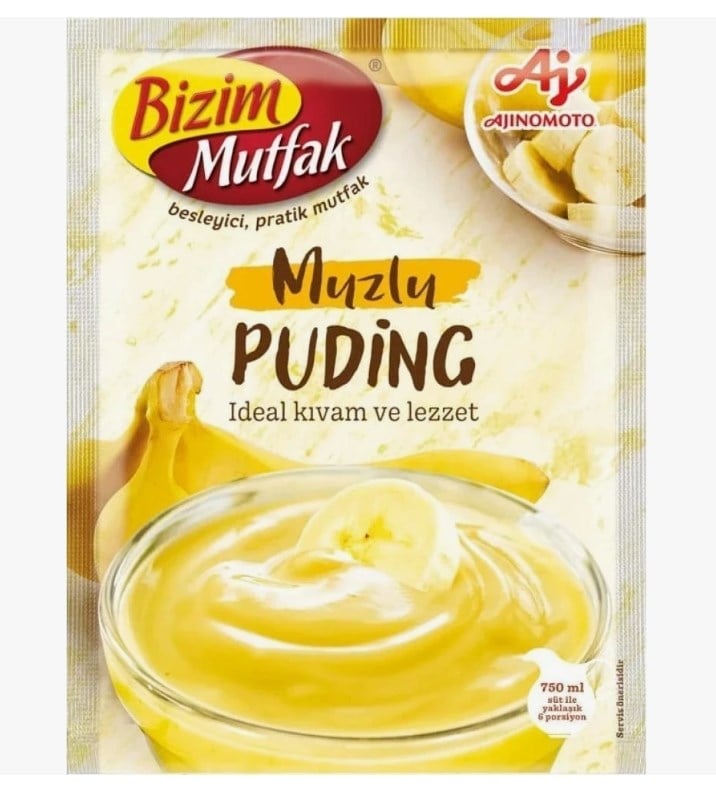 BİZİM MUTFAK MUZLU PUDİNG 95 GR