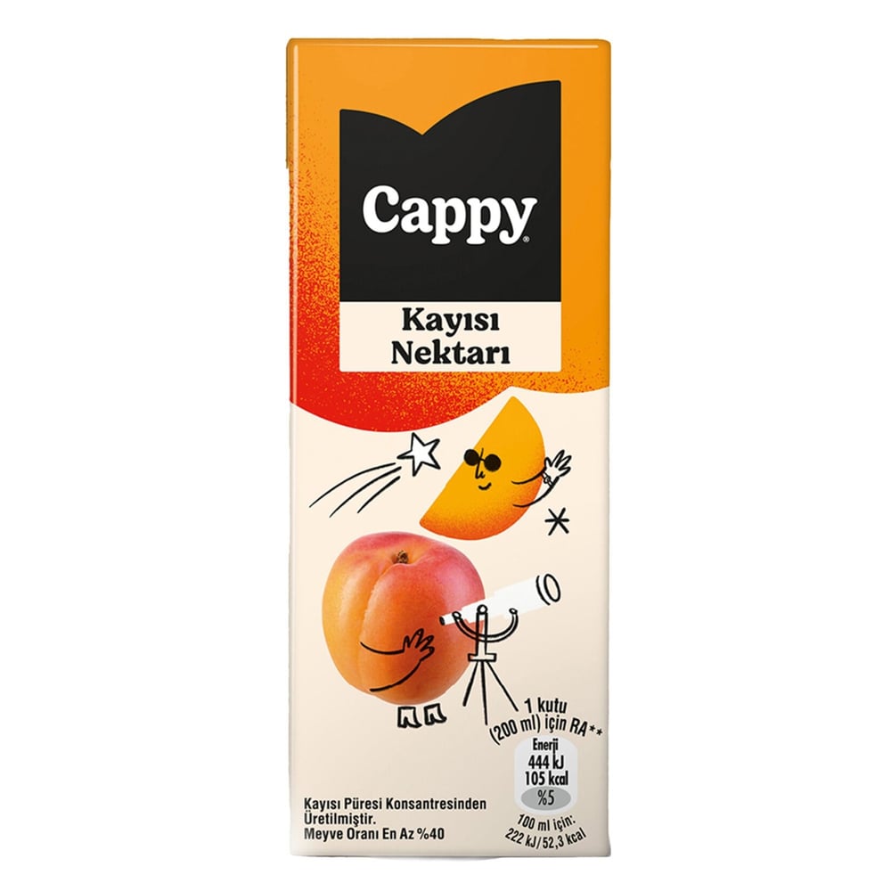 CAPPY KAYISI TETRA 200 ML