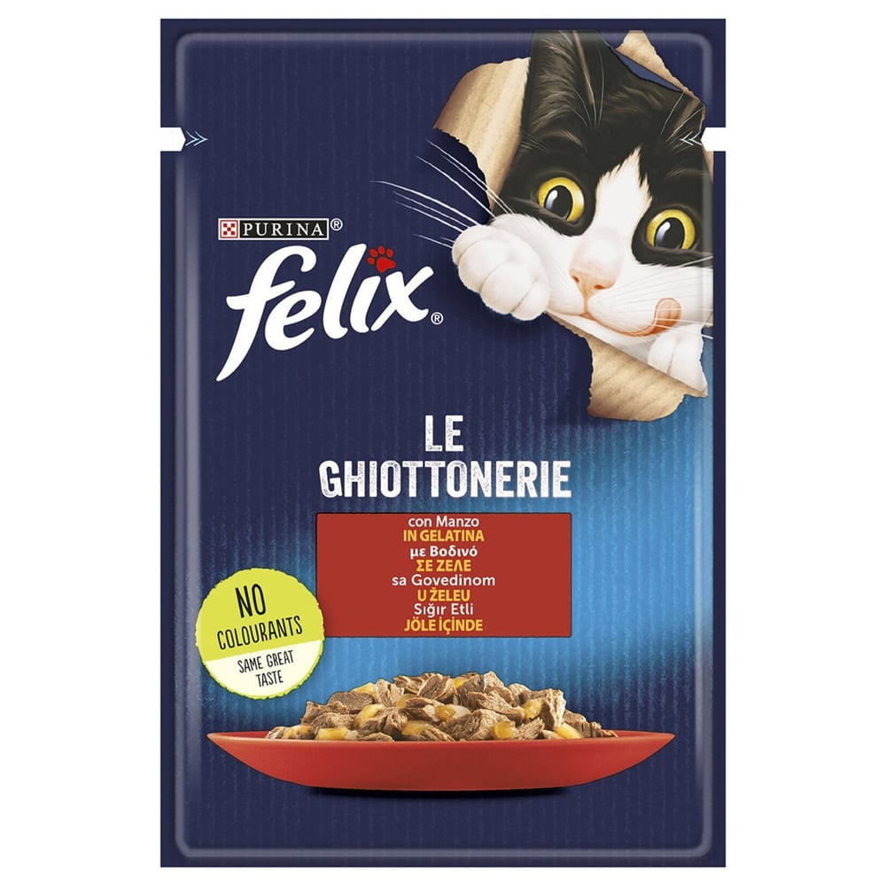 FELİX DANA ETLİ YAŞ KEDİ MAMASI 85 GR