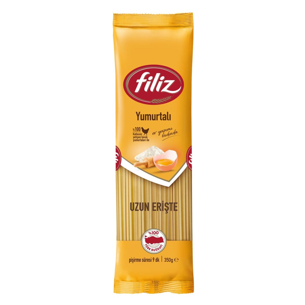 FİLİZ YUMURTALI UZUN ERİŞTE 350 GR