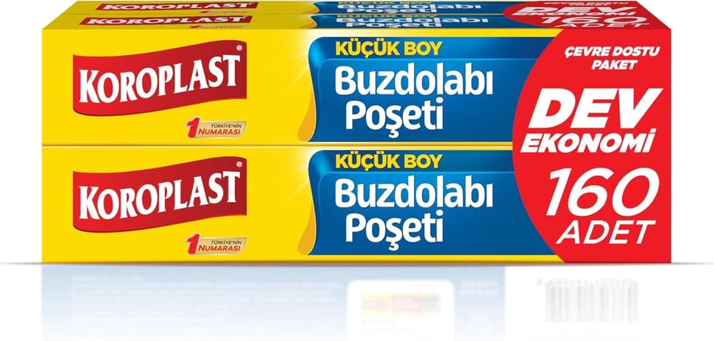 KOROPLAST BUZDOLABI POŞETİ KÜÇÜK BOY DEV EKONOMİ 20*30 160'LI