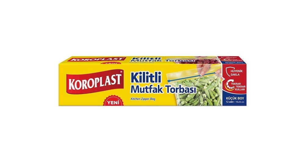 Koroplast Küçük Boy Kilitli Poşet