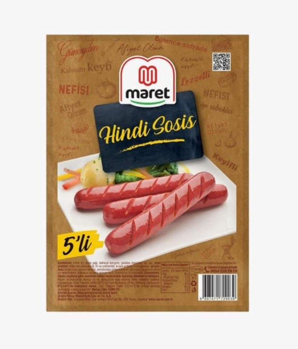 MARET HİNDİ UZUN SOSİS 5'Lİ 210 GR