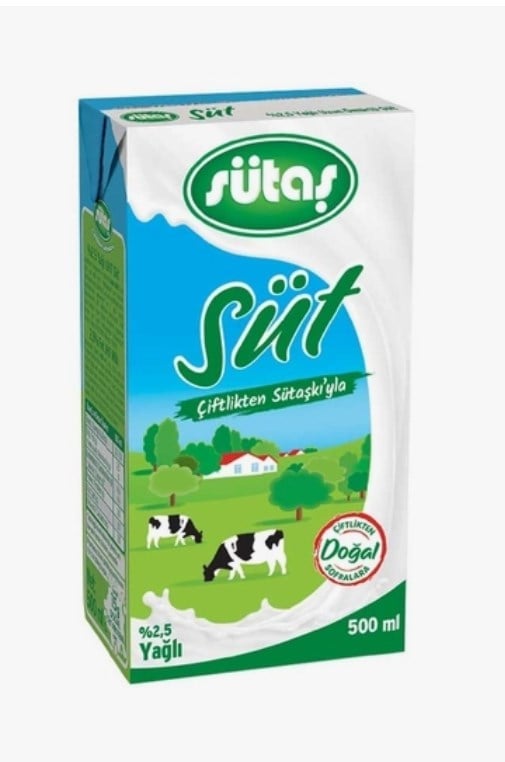 SÜT %2,5 YAĞLI 1 LT