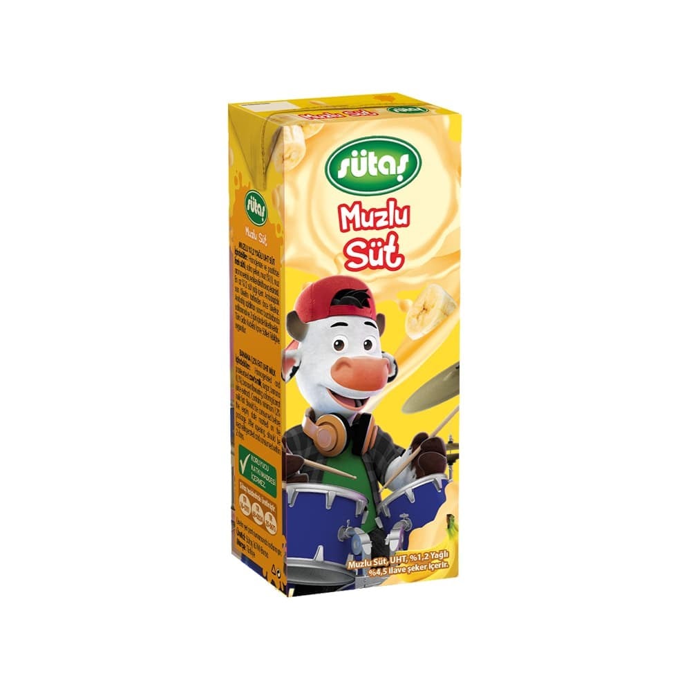 SÜTAŞ SÜT MUZLU 180 ML