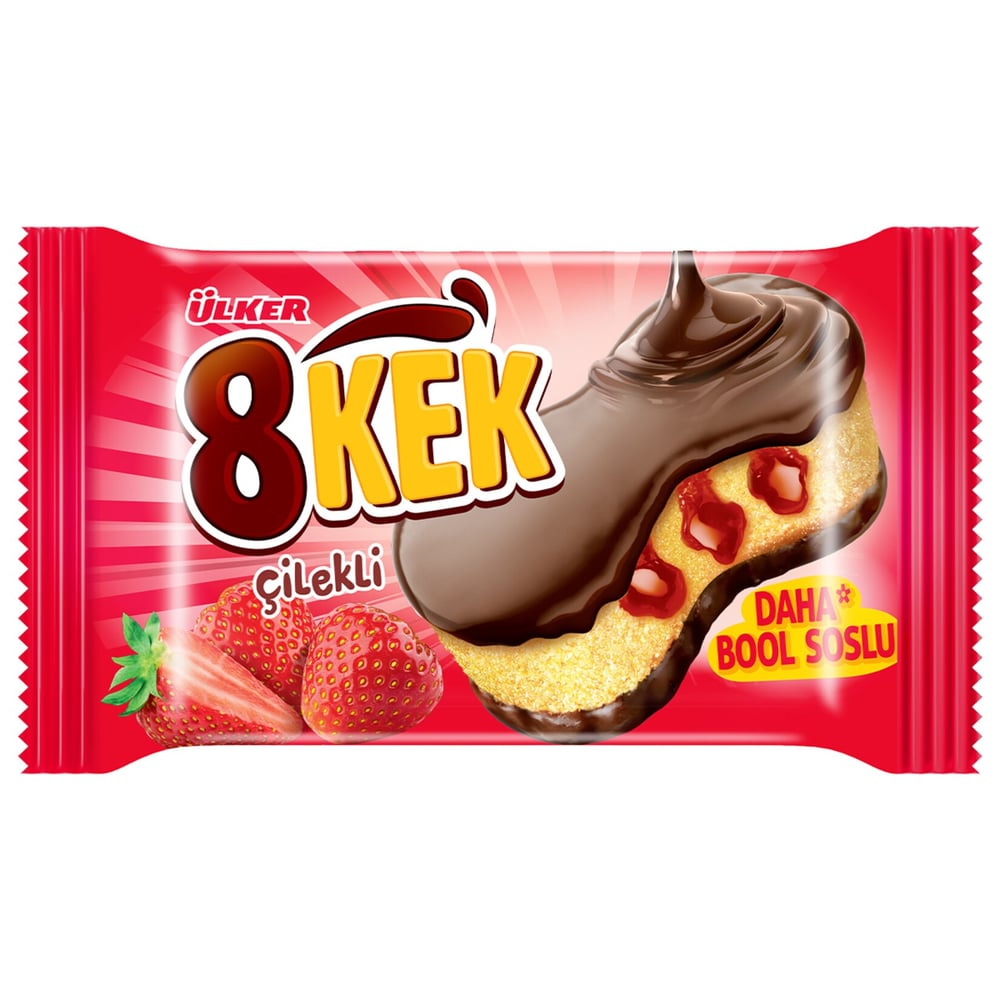 ÜLKER 8 KEK ÇİLEKLİ 55GR
