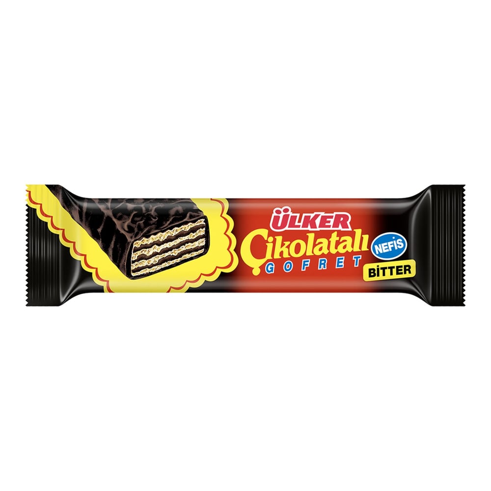 ÜLKER BİTTER ÇİKOLATALI GOFRET 36GR
