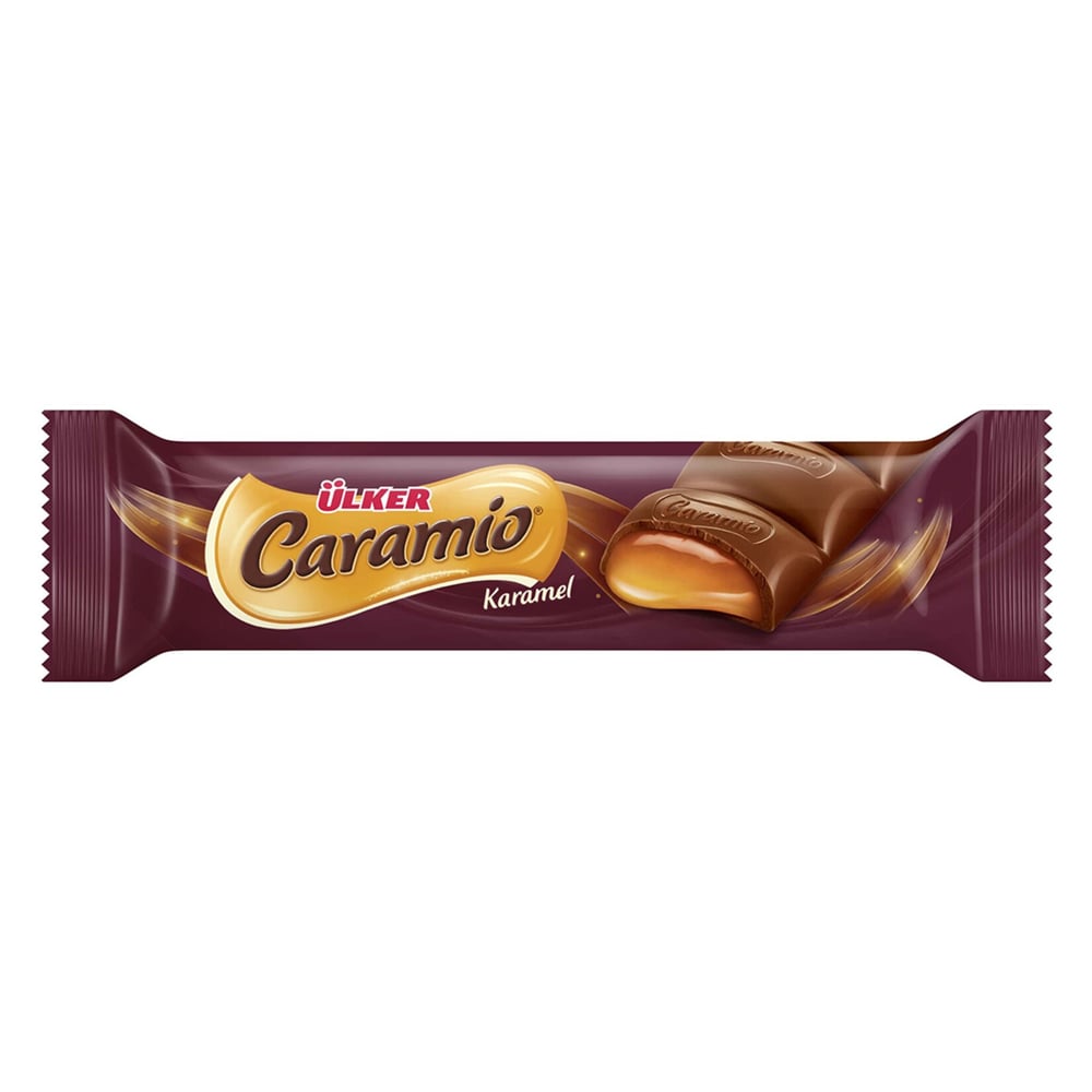 ÜLKER KARAMİO KARAMEL DOLGULU SÜTLÜ ÇİKOLATA 32 GR