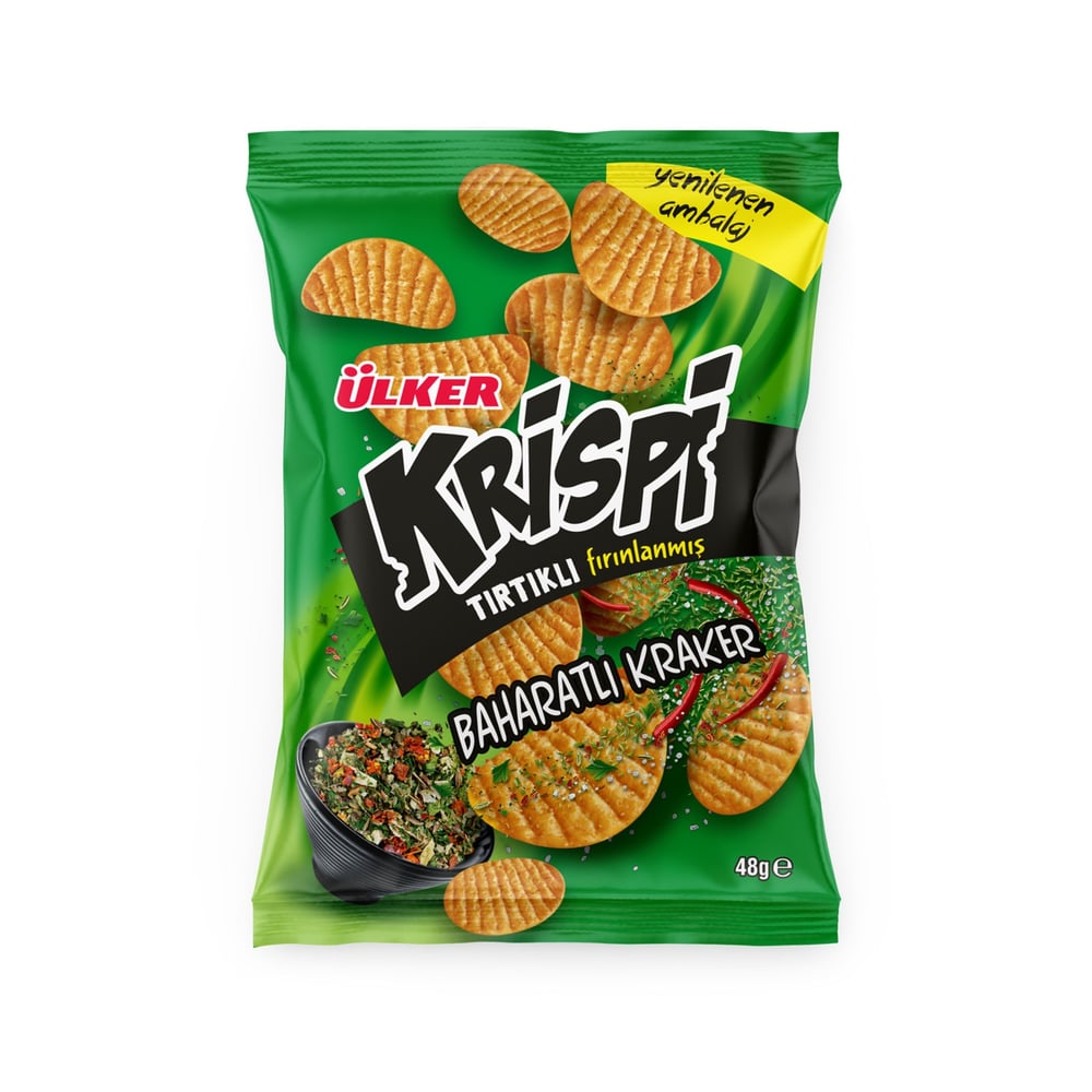 ÜLKER KRİSPİ TIRTIKLI BAHARATLI 48GR
