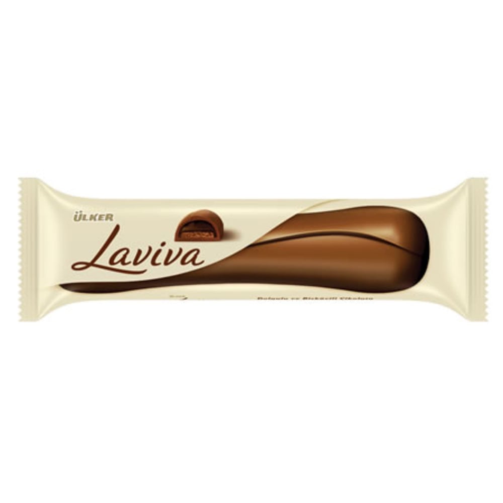 ÜLKER LAVİVA DOLGULU VE BİSKÜVİLİ ÇİKOLATA 35 GR