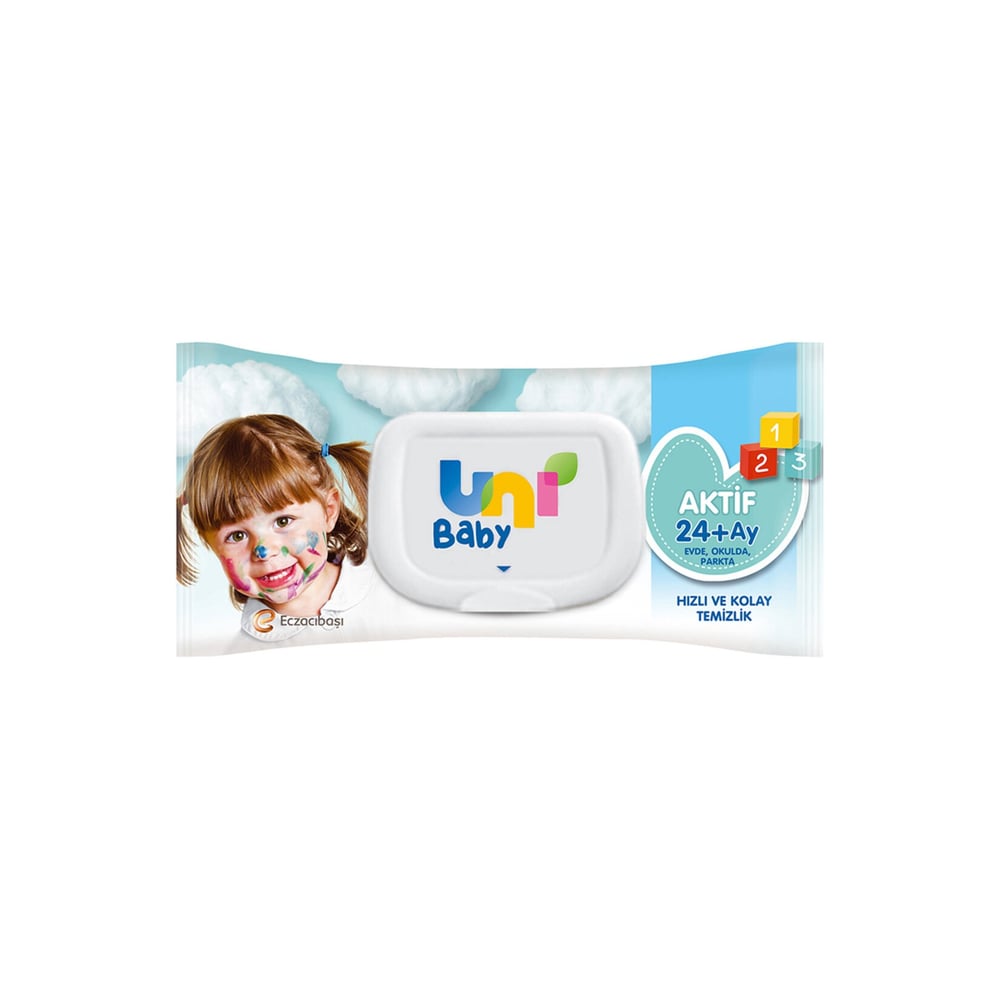 UNİ BABY AKTİF ISLAK MENDİL 72'Lİ