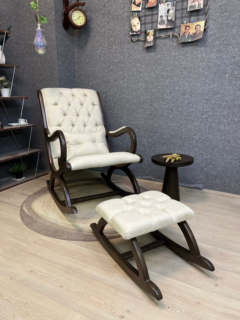 RUSTİK SALLANAN SANDALYE