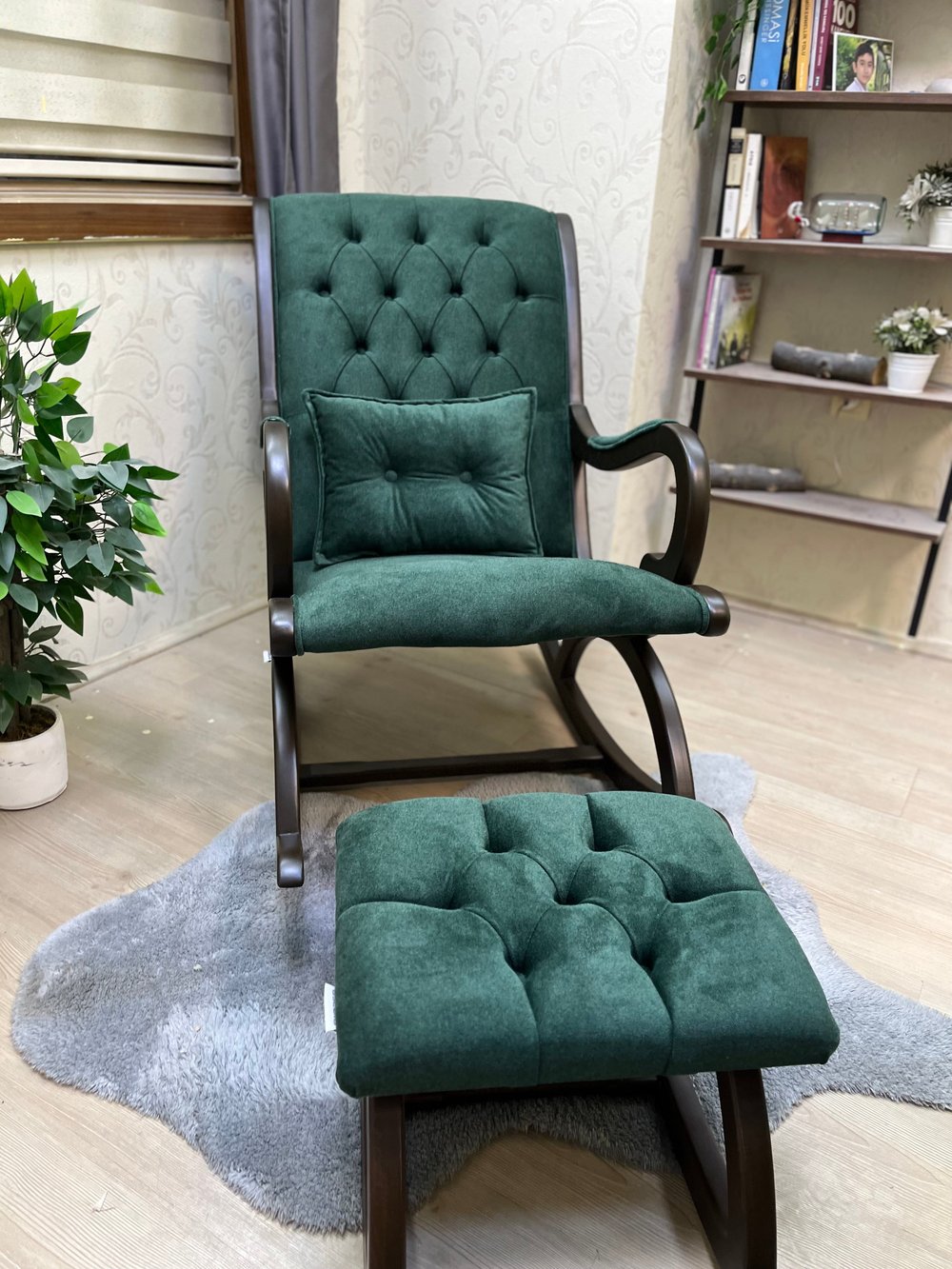 RUSTİK SALLANAN SANDALYE