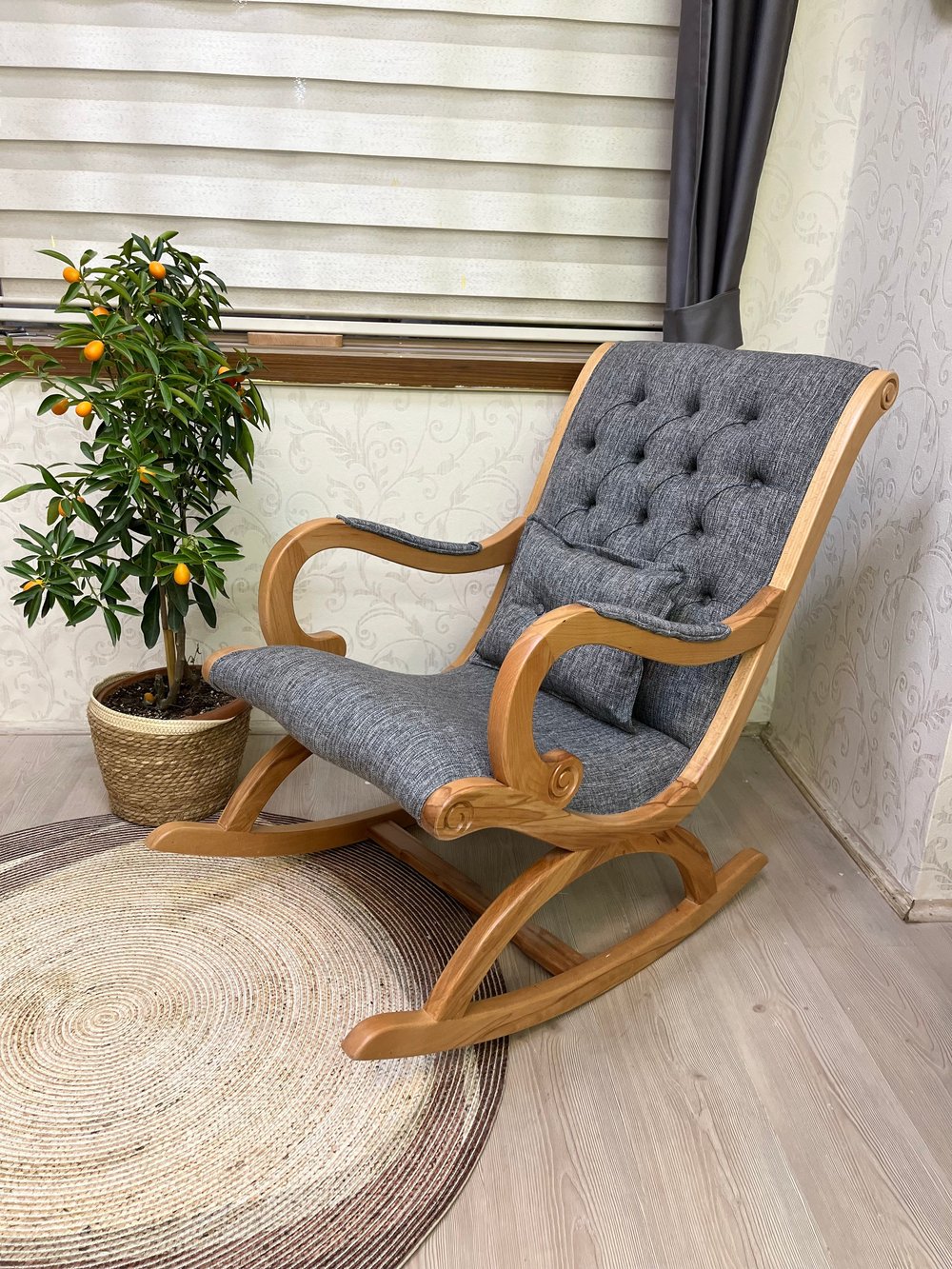 RUSTİK SALLANAN SANDALYE