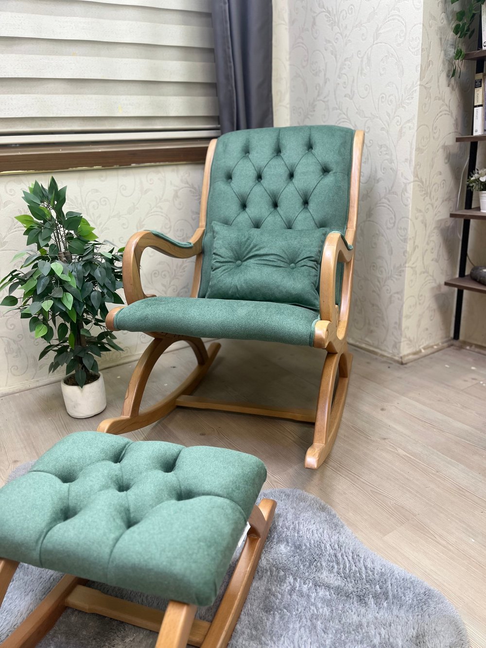 RUSTİK SALLANAN SANDALYE