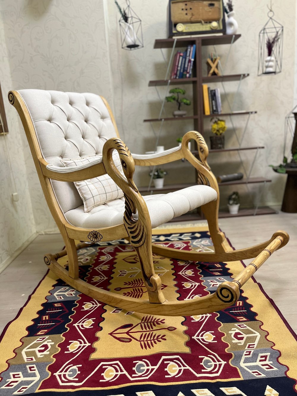 VİNTAGE SALLANAN SANDALYE