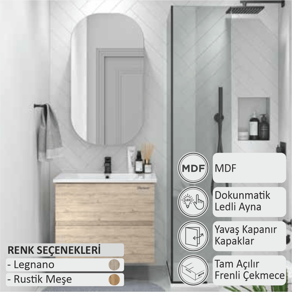 SHOWER IDOL Banyo Dolabı 65 Cm 