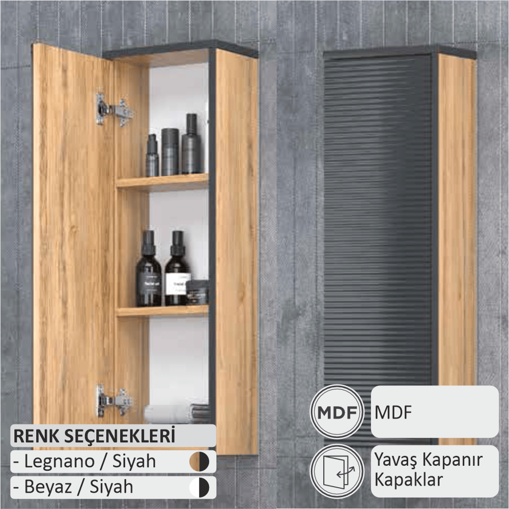 SHOWER LUNA Blok Dolap 