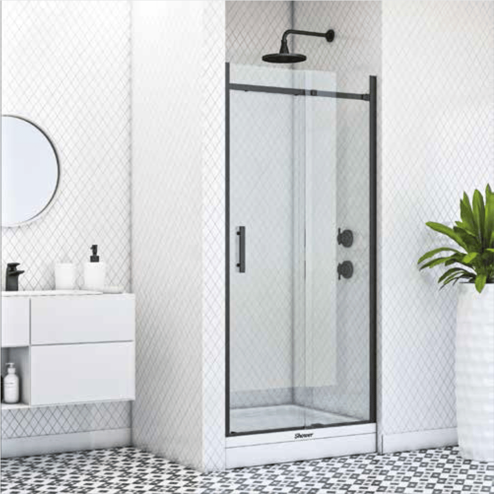 SHOWER MERKÜR İki Duvar Arası 1 Sabit 1 Çalışır Kabin