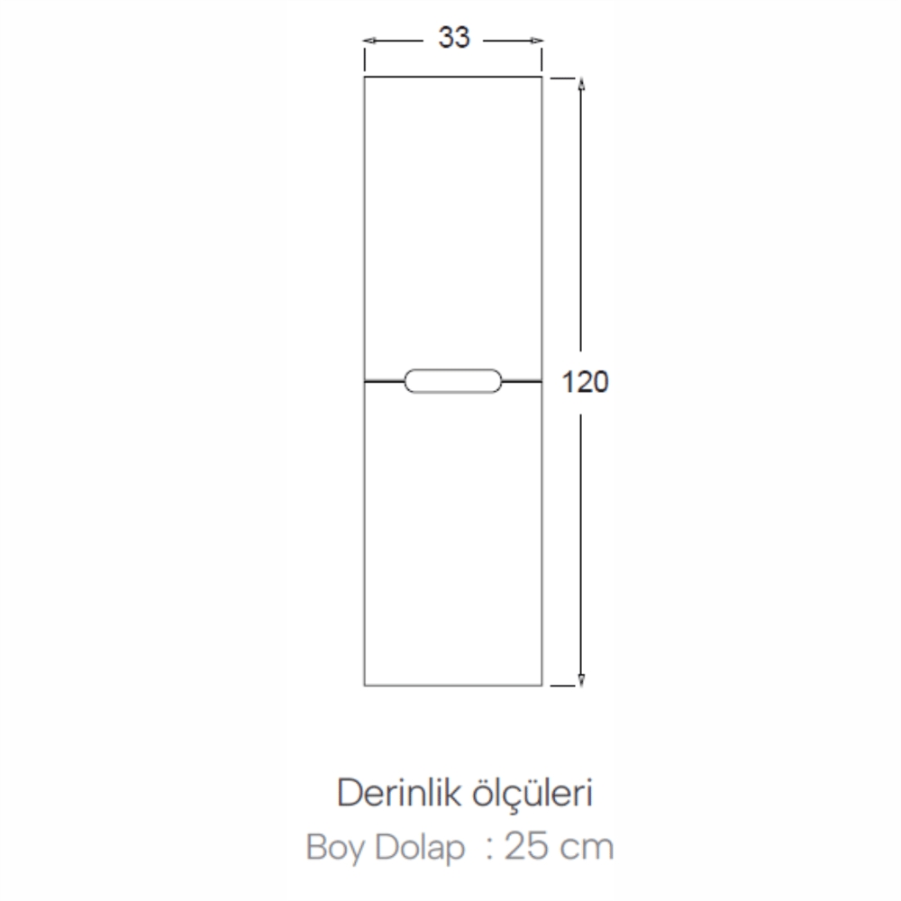 SHOWER SERİN Boy Dolabı 