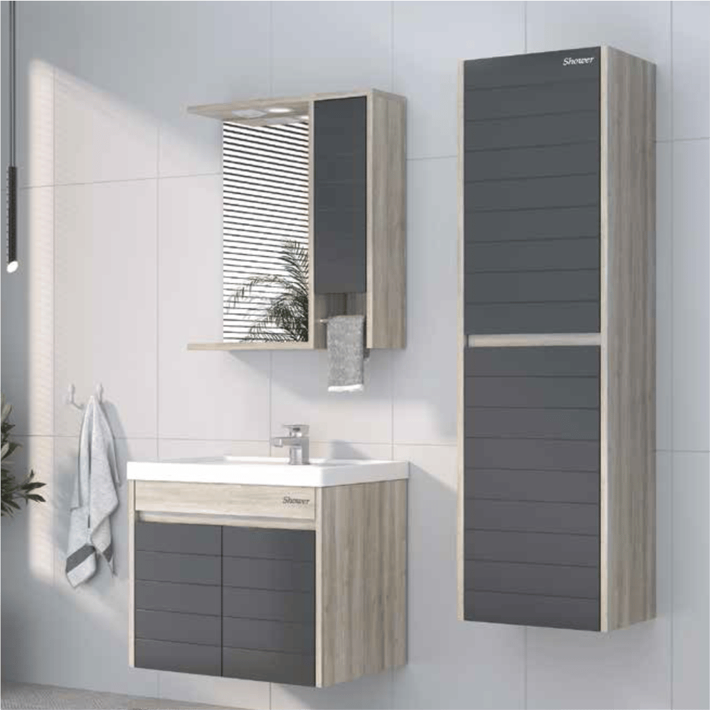 SHOWER VESTA Banyo Dolabı 80 Cm (Boy Dolabı Dahil Değildir.)