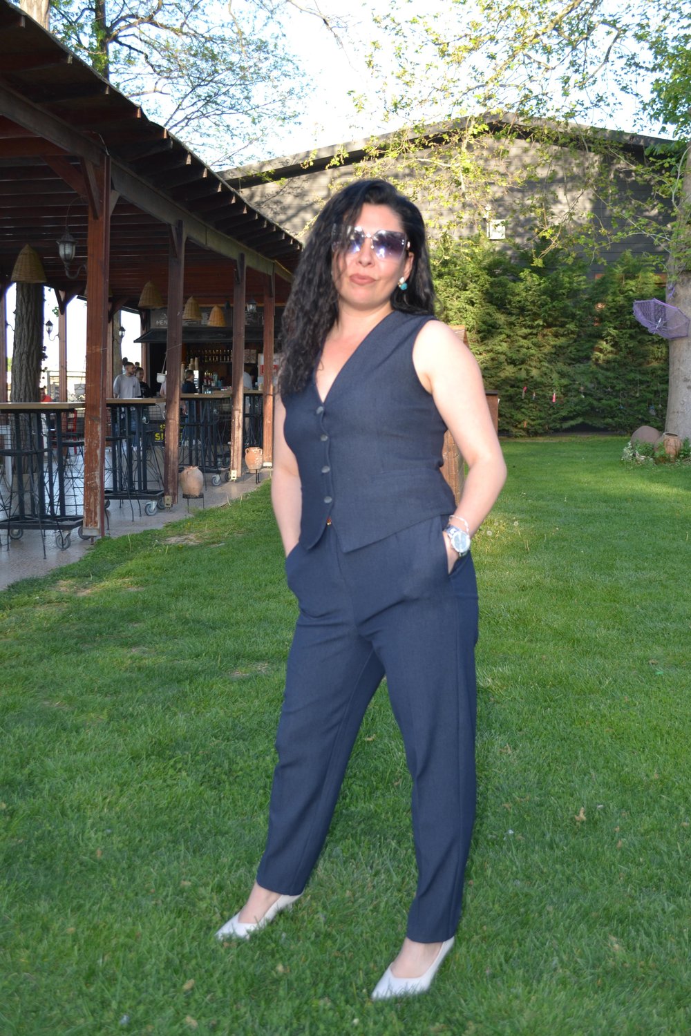 Denim klasik pantolon