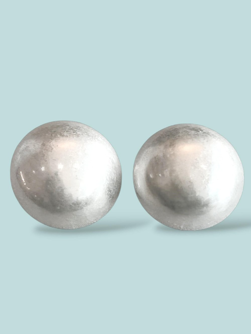 Yuvarlak Tasarım Silver Küpe