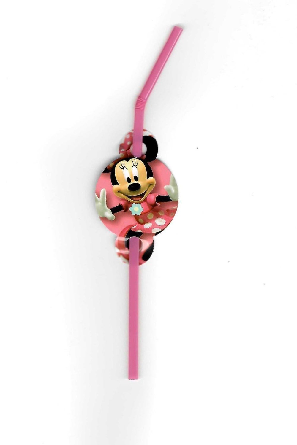 Minnie Mouse Temalı Pipet 10 Adet