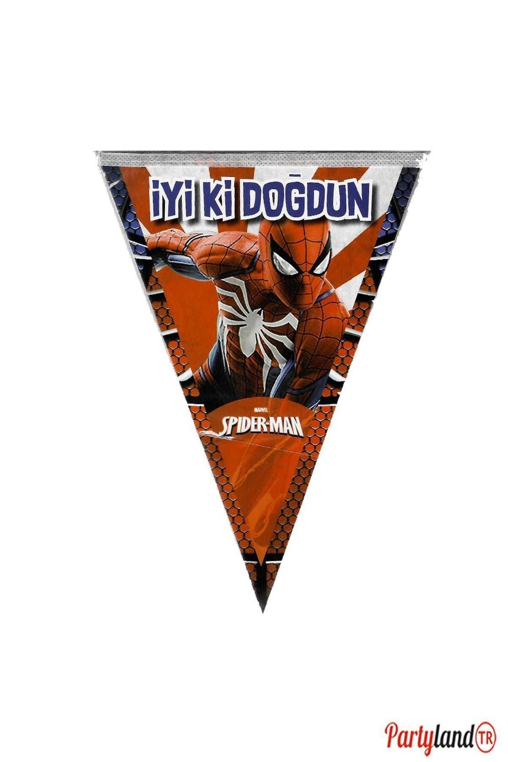 Spiderman Örümcek Adam Iyi Ki Doğdun Flama 2 Metre 10 Bayrak