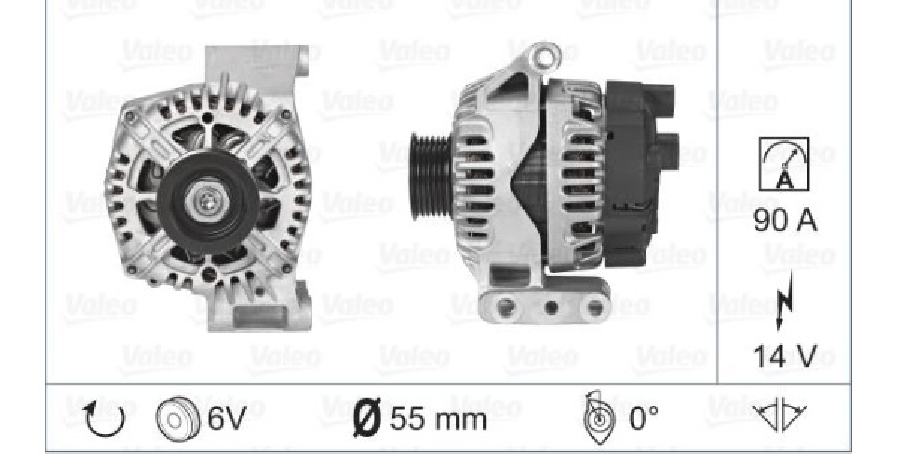 *** ICI VALEO 439654 TG9S137 *** ALTER 12V 90A VALEO TIPI KLIMALI FIAT PUNTO EVO 13D  FIAT 500 13D MULTI JET2007>2012/ OPEL ASTRA H 13 CDTI /CORSA II C 13 CDTI 2005>/  OPEL MERIVA 13 CDT/COMBO TOUR 13 CDTI 2004>/FIAT FIORINO 13D MULTI JET 2008>/LINEA / 35