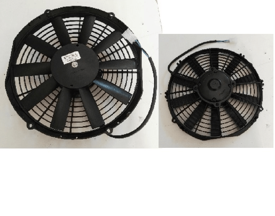 11'' KOMPLE YASSI INCE EMICI AKSIYEL FAN  ( 10 KANAT) 5702111120002 12V