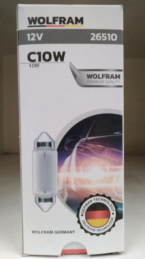 AMPUL 12V   10W SV858 SOFIT UZUN BOY   41 mm