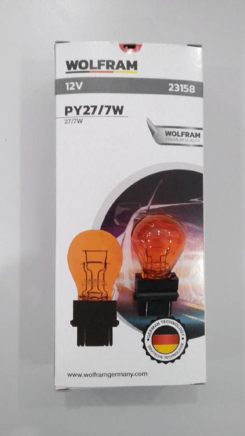 AMPUL 12V  27/7W P27/7W PLASTIK DUYLU USA TIP SARI