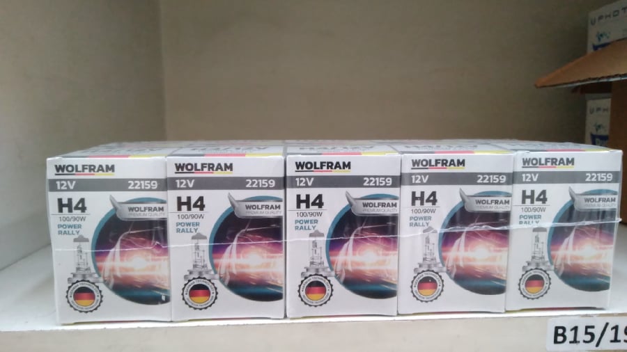 AMPUL 12V H4 100/90W P45t STANDART ISIK TABLALI   P45t