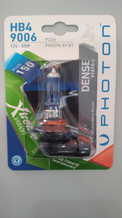 AMPUL HB4 9006 12V 55W XTREME VISION +%150 FAZLA ISIK (TEKLI BLISTER)